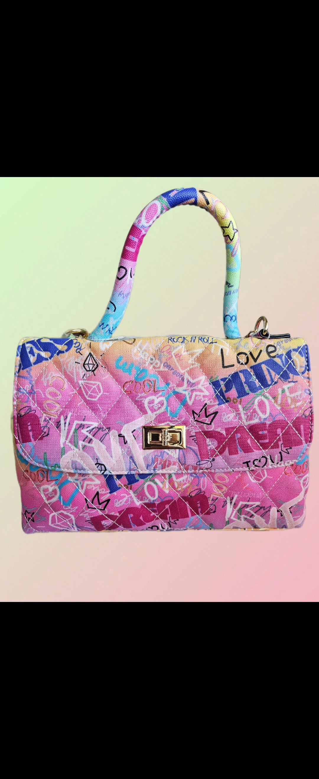 Dreamers Love Graffiti Handbag