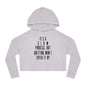 Women’s Cropped Hooded Sweatshirt