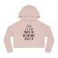 Women’s Cropped Hooded Sweatshirt